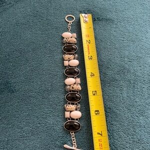 Stunning Sterling Silver and Multigemstone Bracelet